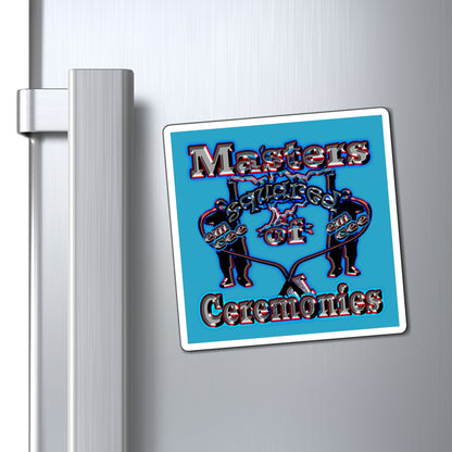 em cee squared - Magnets - (turquoise)