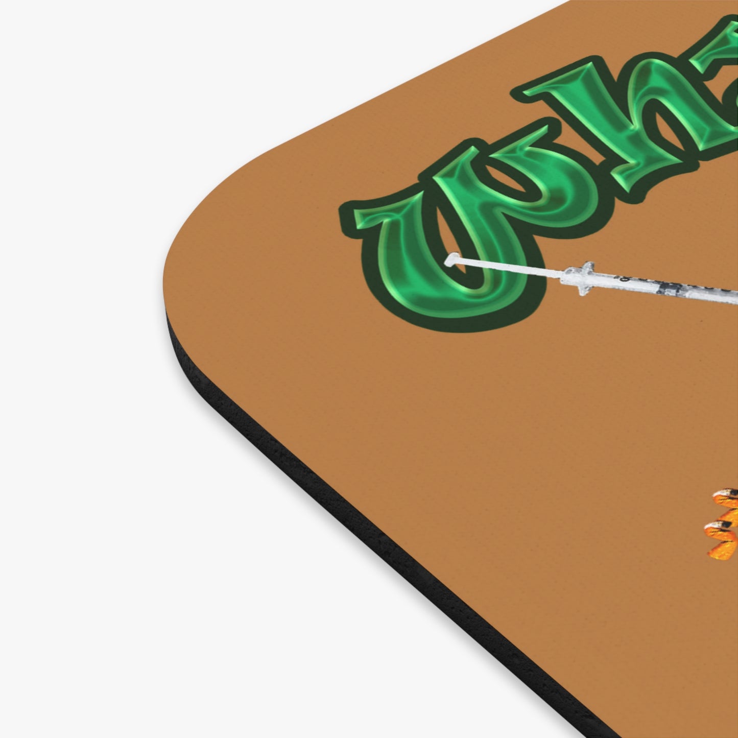 the bum's shit - Mouse Pad (Rectangle) (light brown)