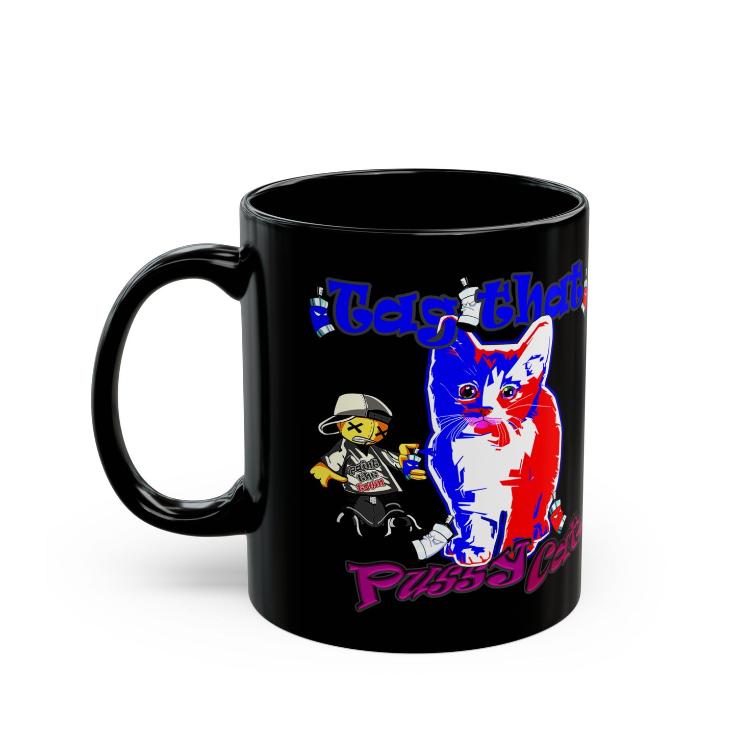 tag that - Black Mug (black)