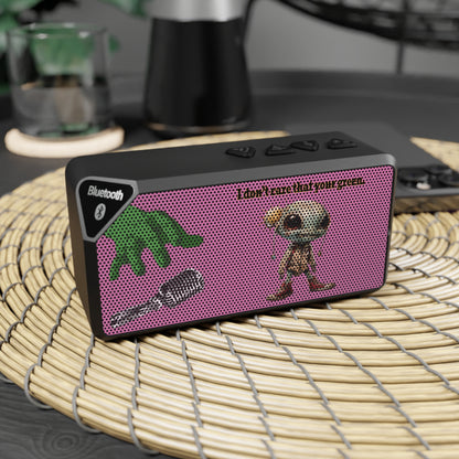 I don't care that your green - Jabba Bluetooth Speaker (light pink)