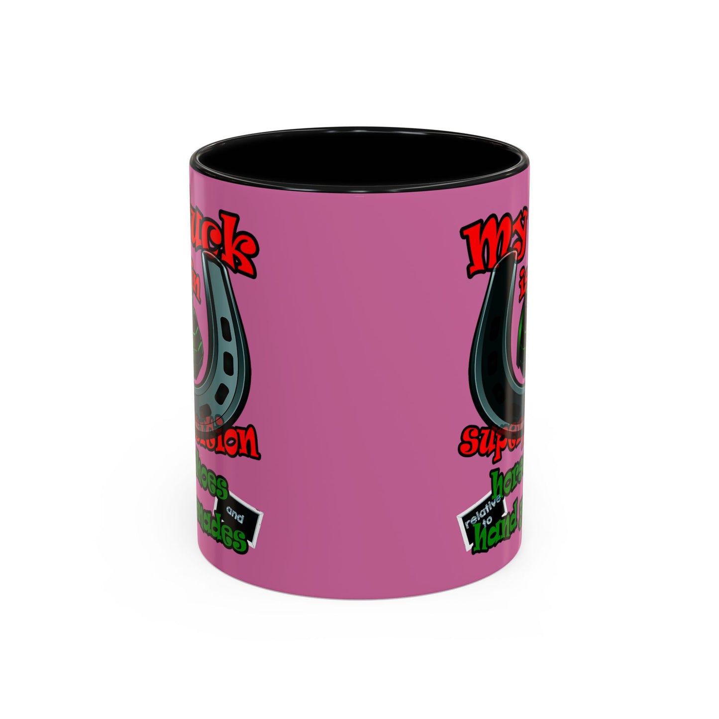 my luck - Accent Mug (light pink)