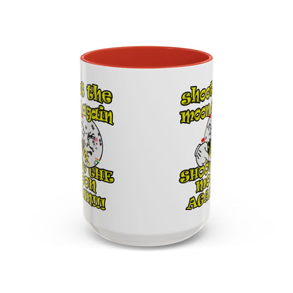 shoot the moon again - Accent Mug (white)