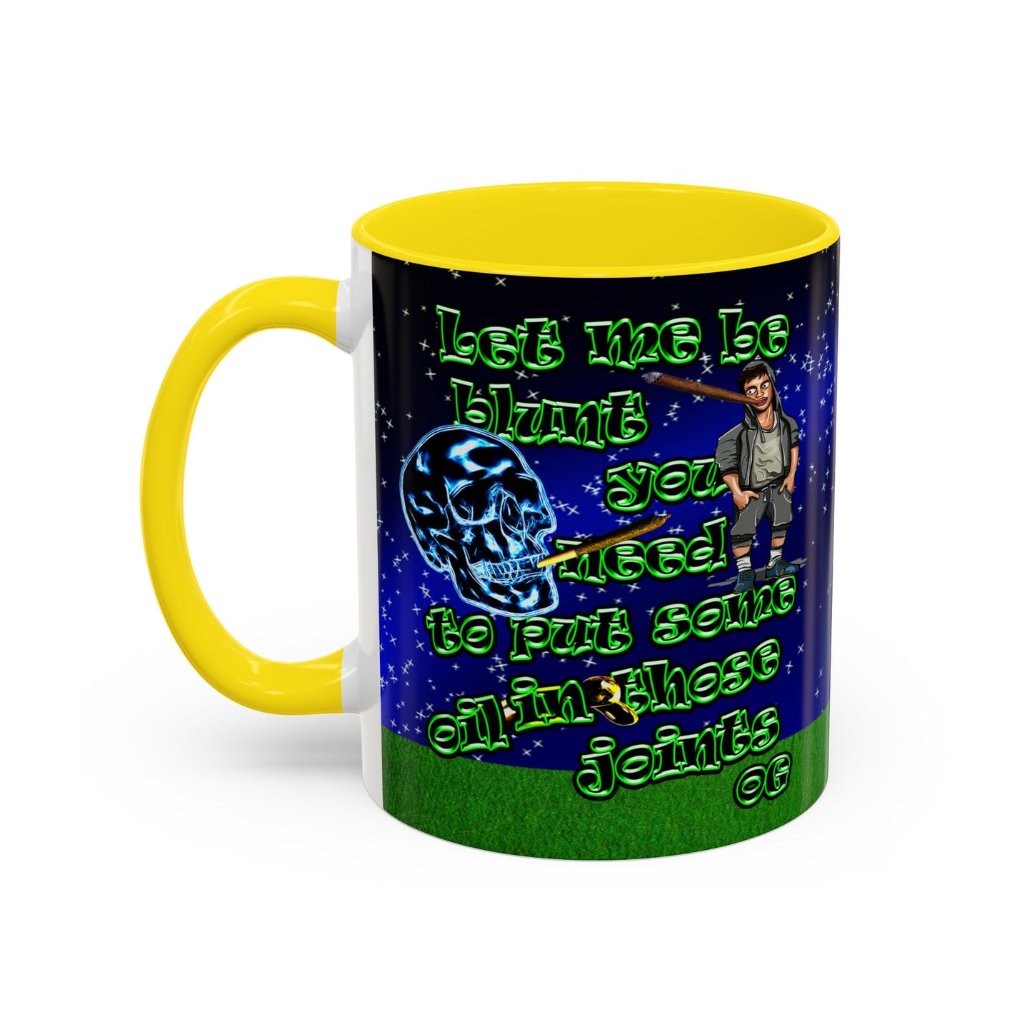 og - Accent Mug ('snoops' background)