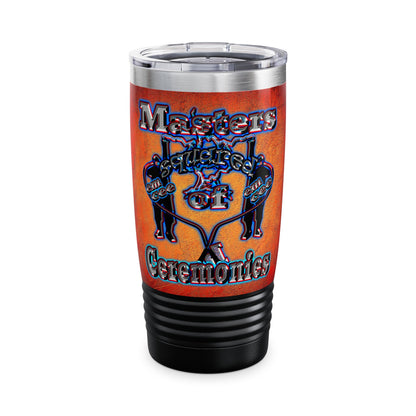 em cee squared - Ringneck Tumbler, 20oz (burnt orange)