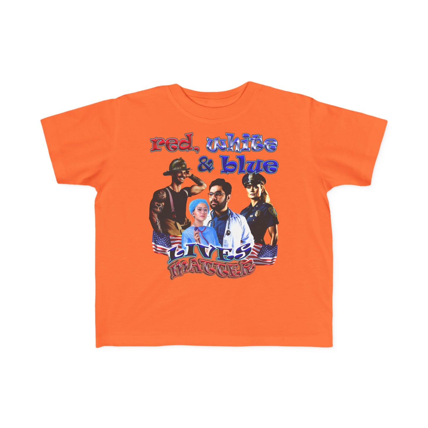 rw&b lives matter - Toddler's Fine Jersey Tee