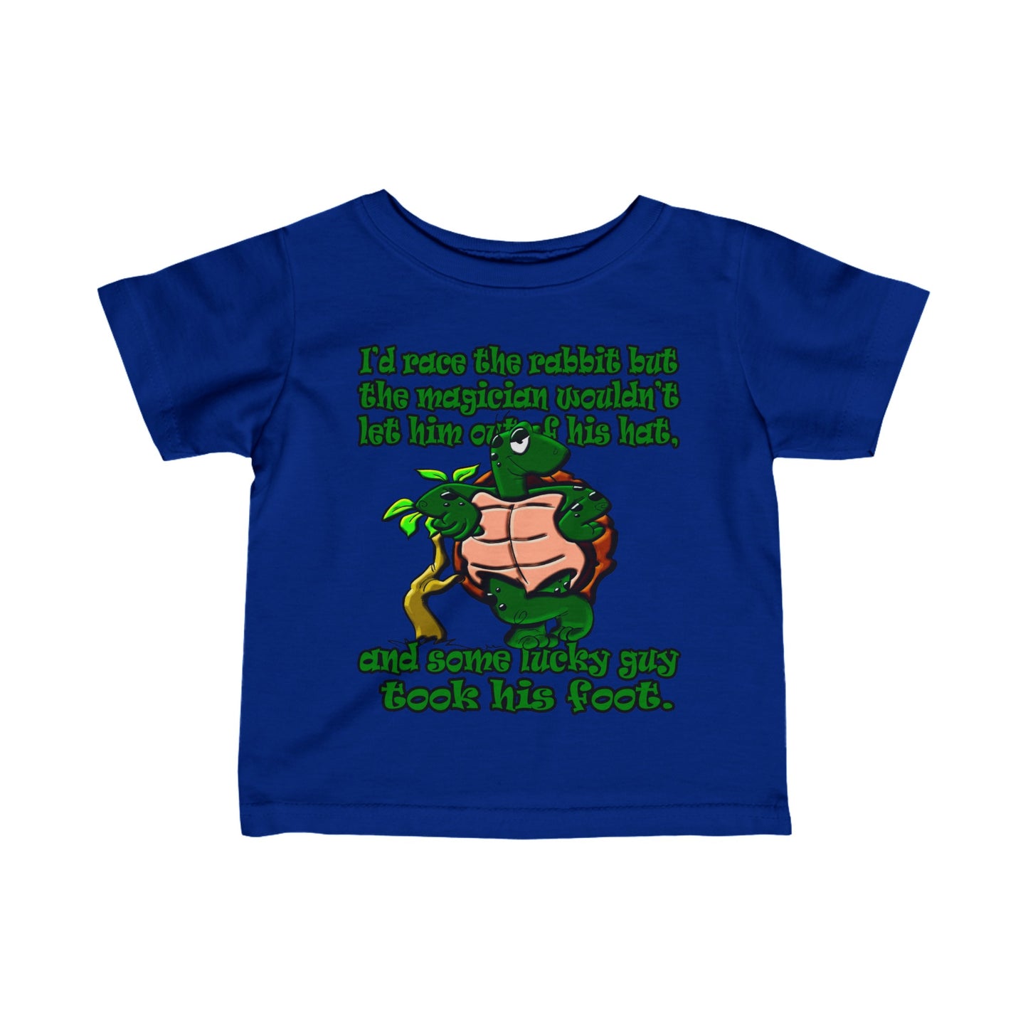 turtle race - Infant Fine Jersey Tee