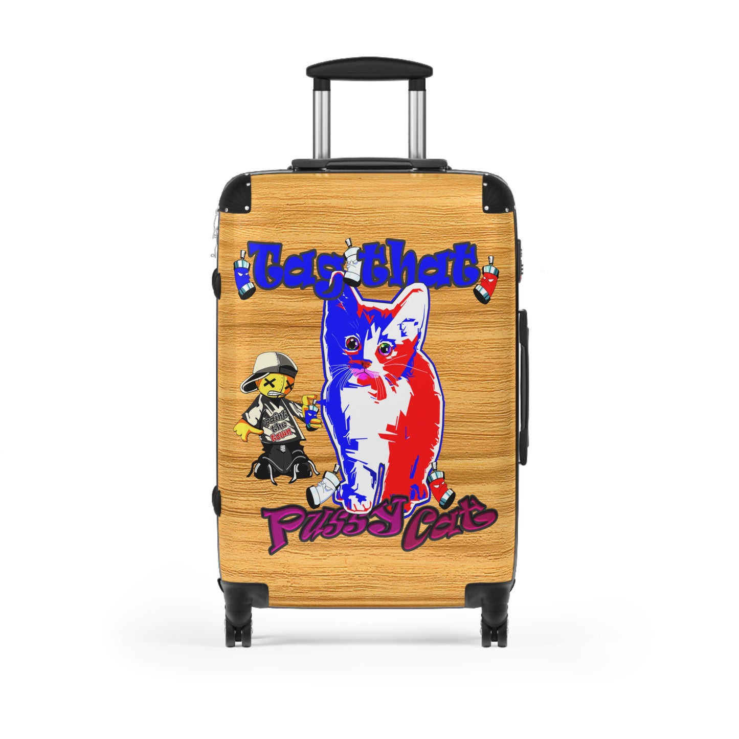 tag that - Suitcase (butterscotch wood finish)