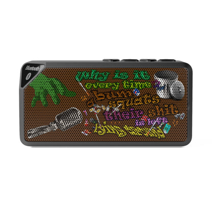 the bum's shit - Jabba Bluetooth Speaker (brown)