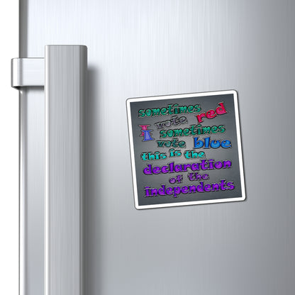 declaration of the independents - Magnets - (grey-light grey)