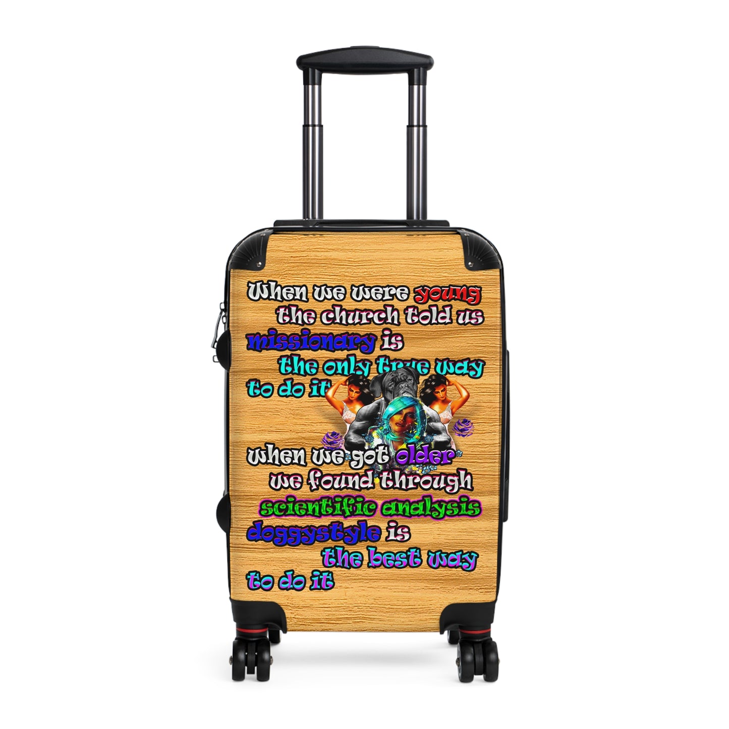 doggystyle - Suitcase (butterscotch wood finish)