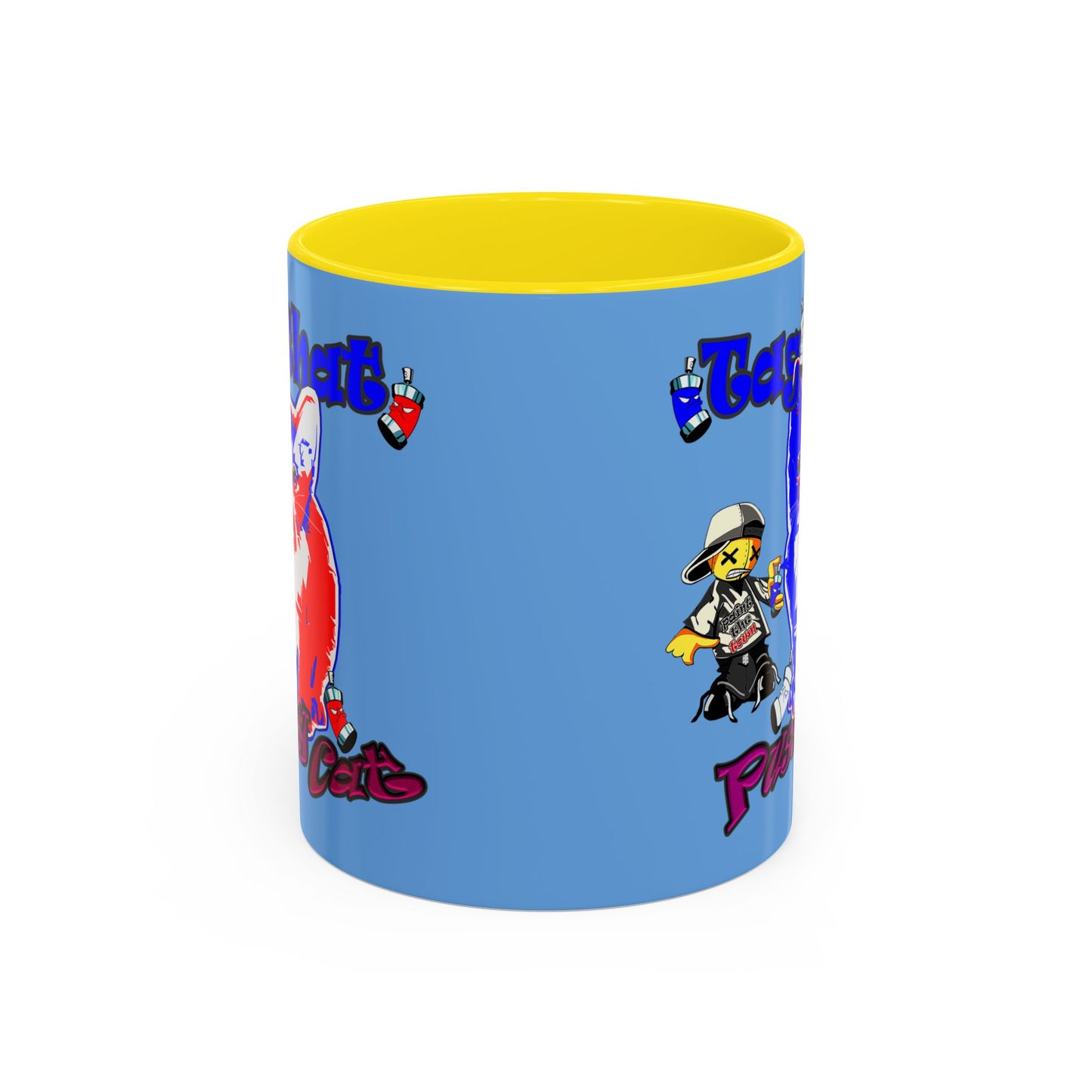 tag that - Accent Mug (light blue)