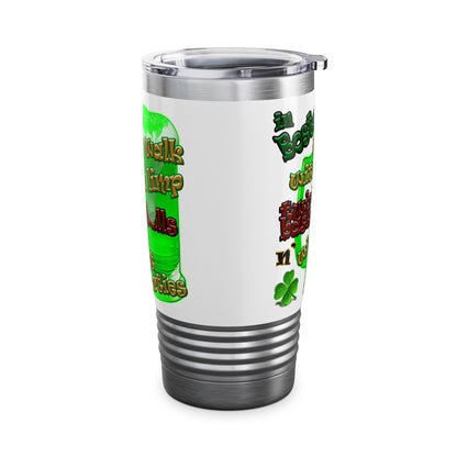 celtics logo - Ringneck Tumbler, 20oz (white)