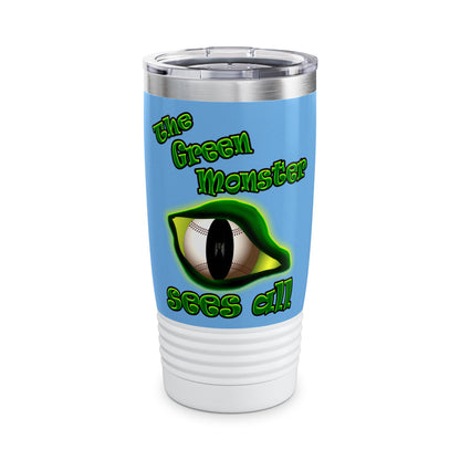 green monster - Ringneck Tumbler, 20oz (light blue)