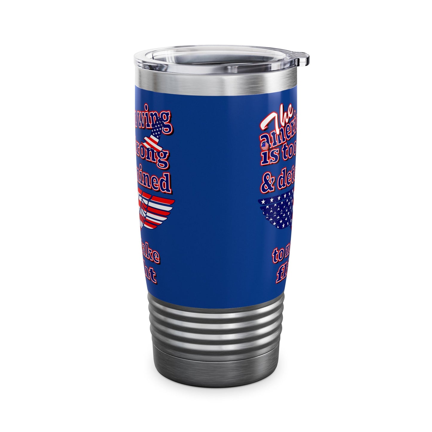 american wing - Ringneck Tumbler, 20oz (dark blue)