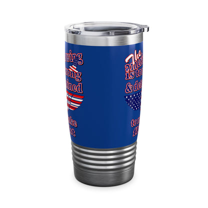 american wing - Ringneck Tumbler, 20oz (dark blue)