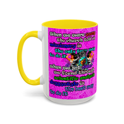 doggystyle - Accent Mug (pink swirl)