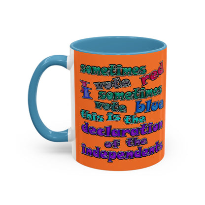 declaration of the independents - Accent Mug (crusta)