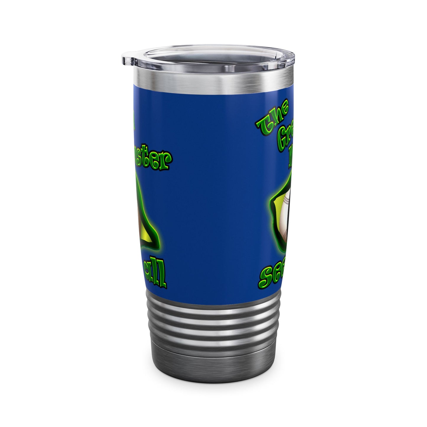 green monster - Ringneck Tumbler, 20oz (dark blue)