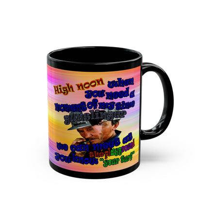 high noon - Black Mug (color blur)