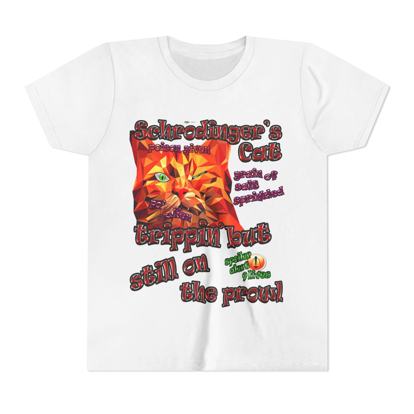 schrodinger's cat - Youth Short Sleeve Tee