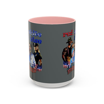 rw&b lives matter - Accent Mug (dark grey)
