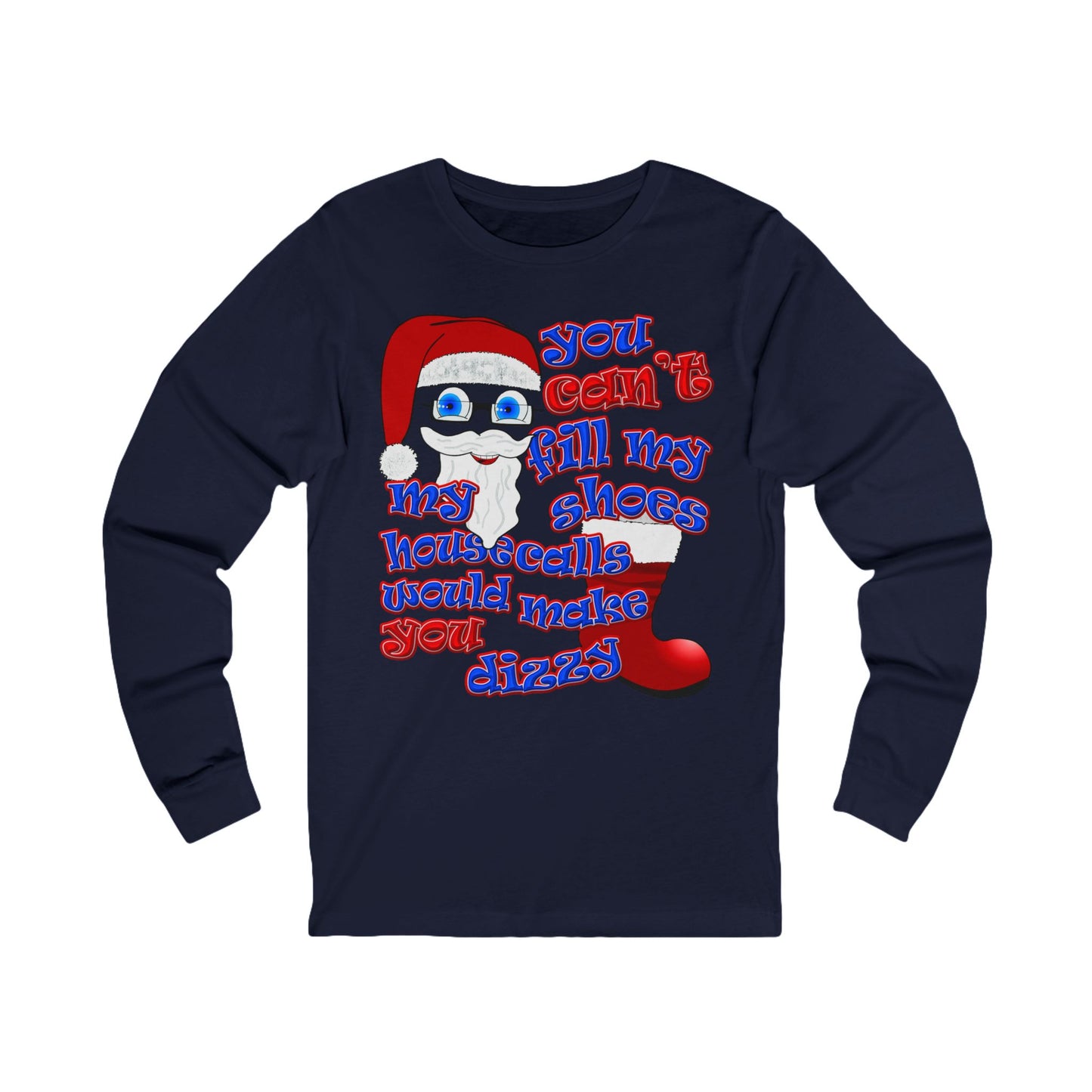 santa's shoes - Unisex Jersey Long Sleeve Tee