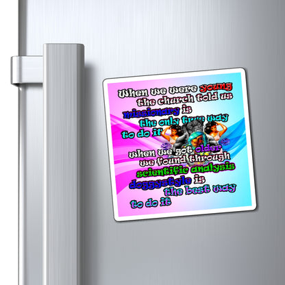 doggystyle - Magnets - (light blue-pink wave)