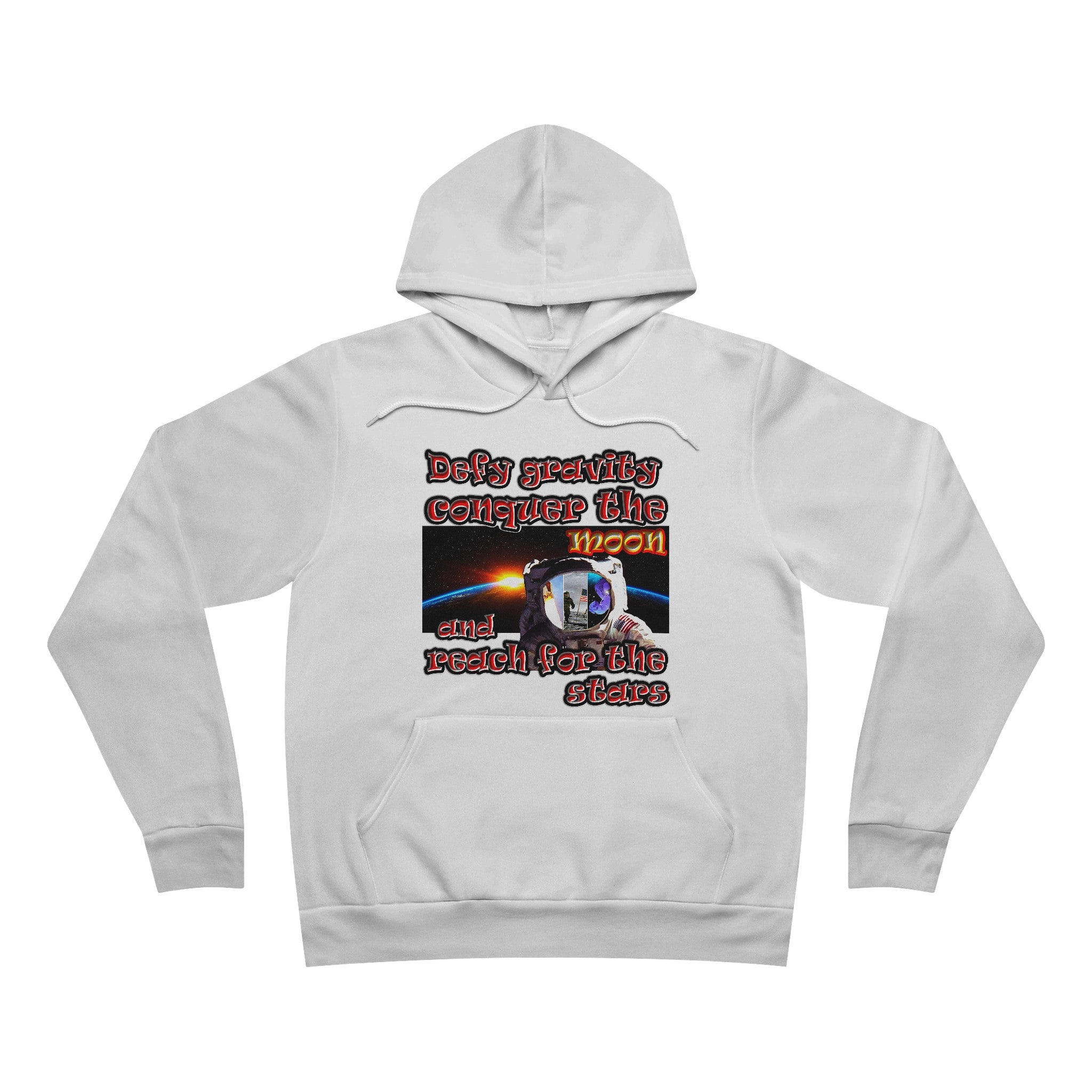 defy conquer reach - Unisex Sponge Fleece Pullover Hoodie