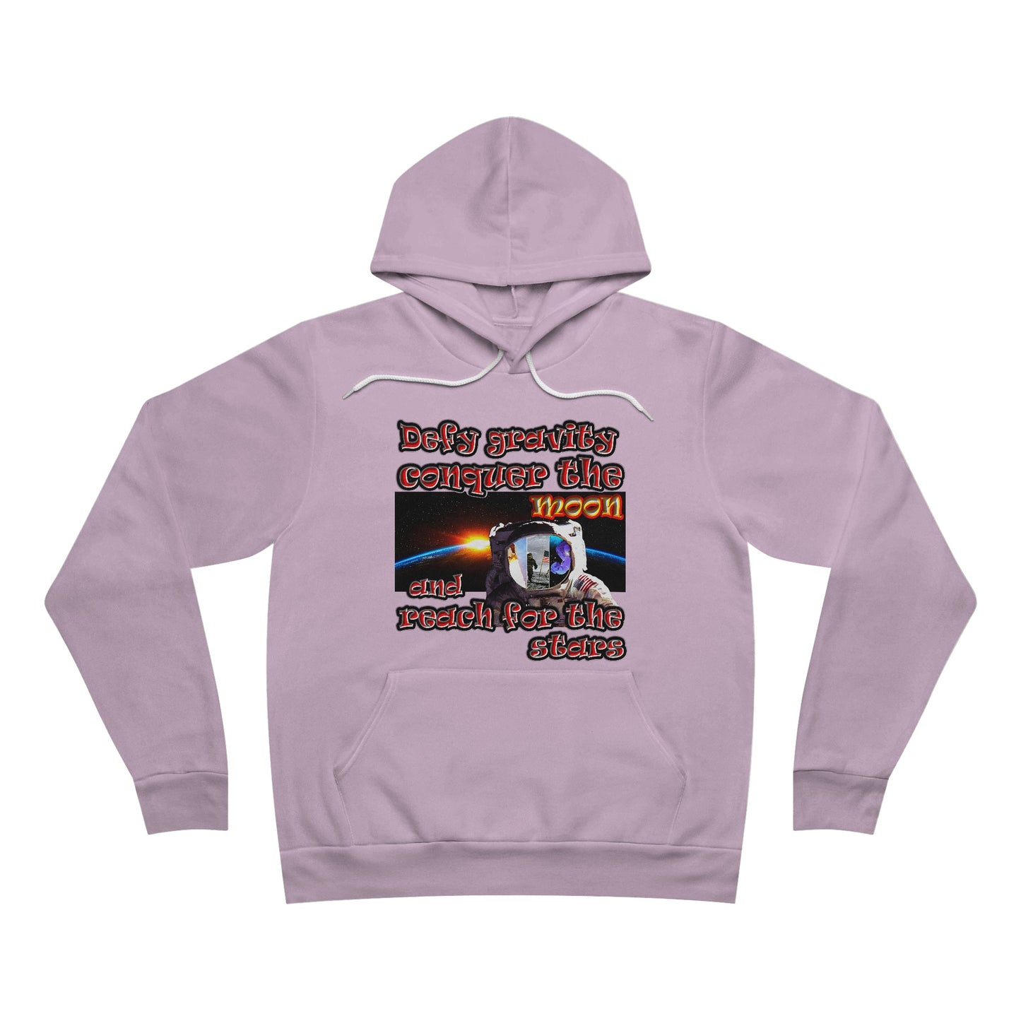 defy conquer reach - Unisex Sponge Fleece Pullover Hoodie