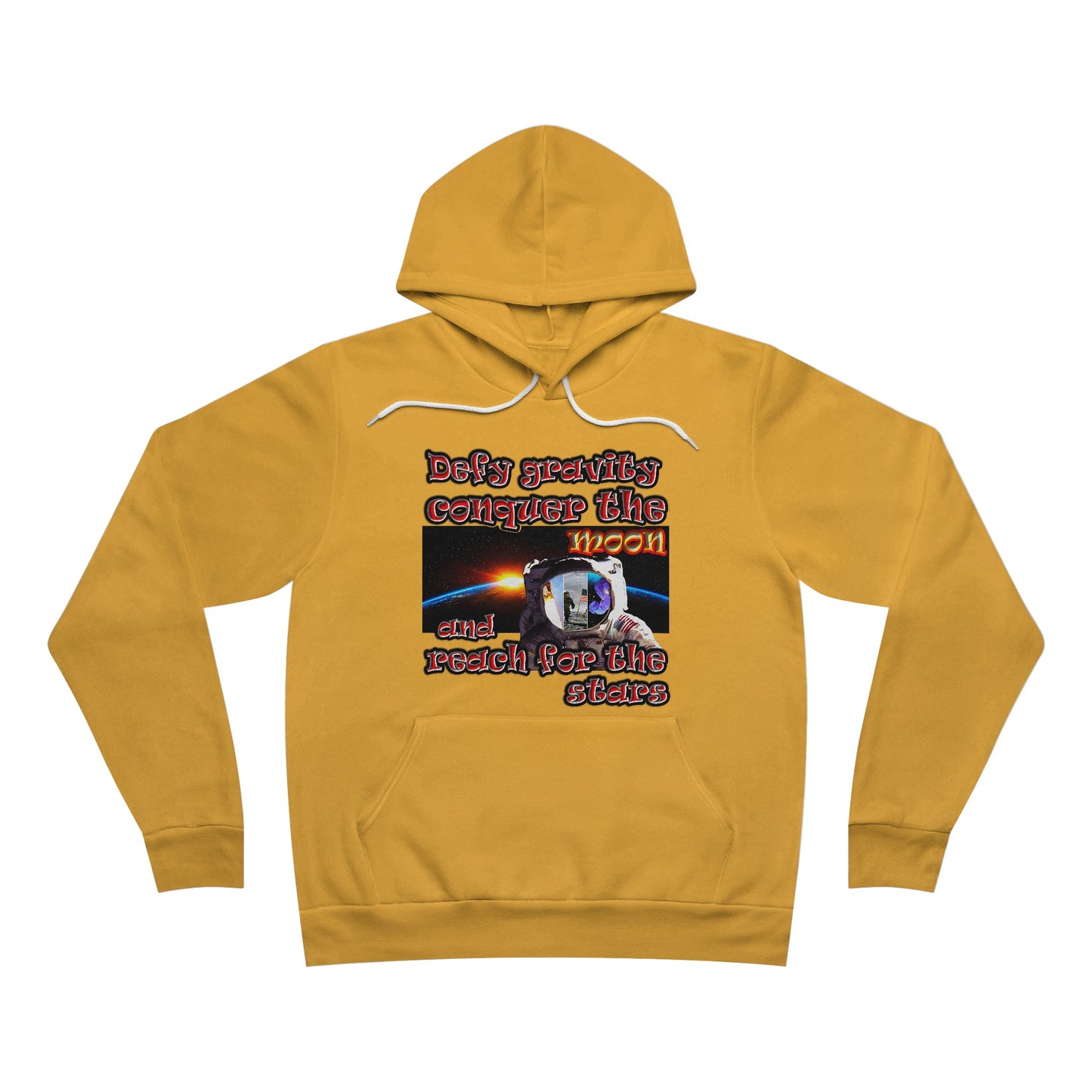 defy conquer reach - Unisex Sponge Fleece Pullover Hoodie