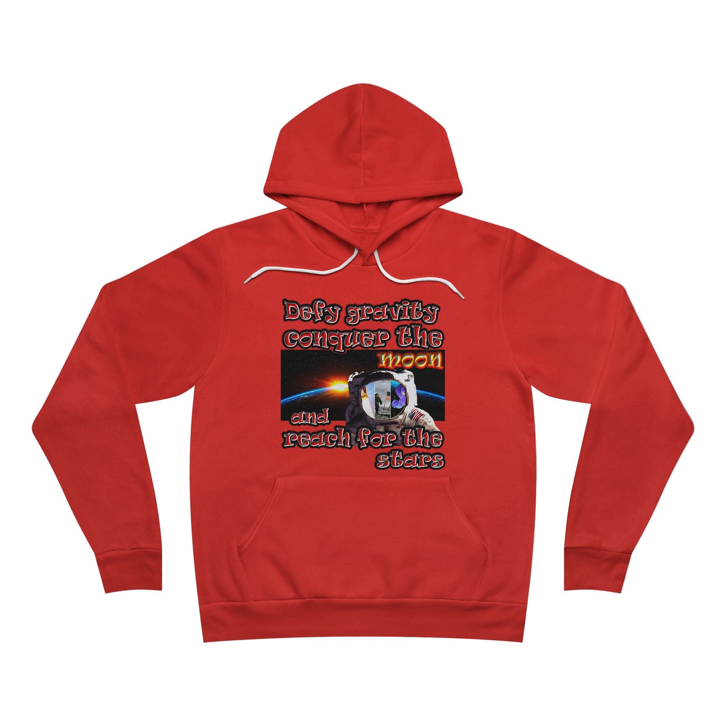 defy conquer reach - Unisex Sponge Fleece Pullover Hoodie