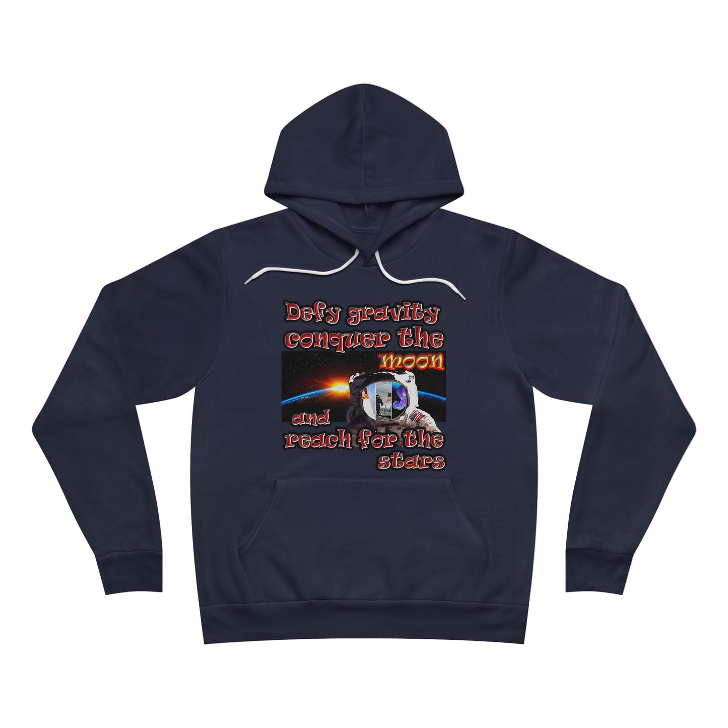defy conquer reach - Unisex Sponge Fleece Pullover Hoodie