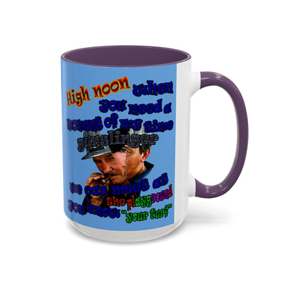 high noon - Accent Mug (light blue)