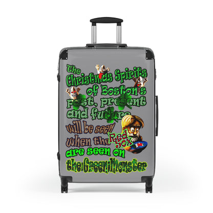 christmas spirits of boston - Suitcase (grey)