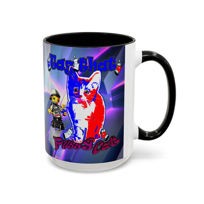 tag that - Accent Mug (grey-pink wave)