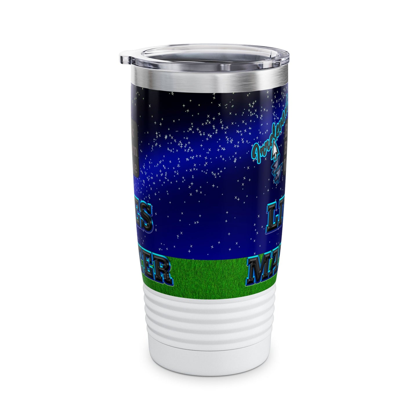 irrelevant - Ringneck Tumbler, 20oz ('snoops' background)