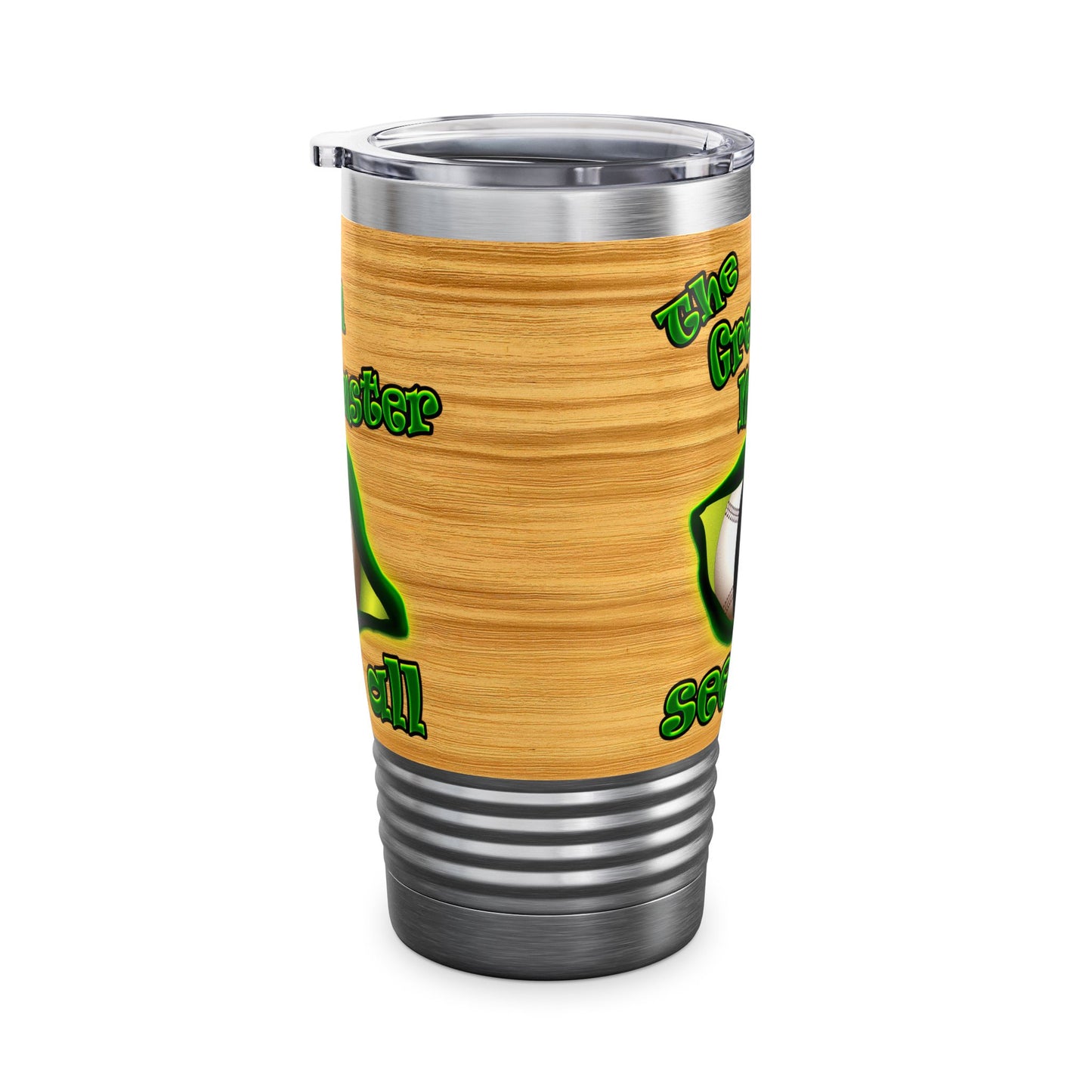 green monster - Ringneck Tumbler, 20oz (butterscotch wood finish)