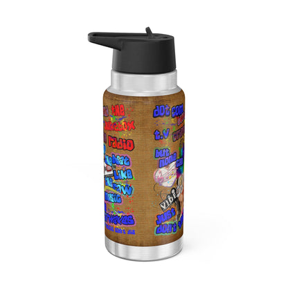 drop the beat - Gator Tumbler, 32oz  (brown papyrus)
