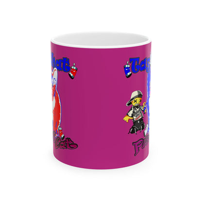 tag that - White Mug (pink)