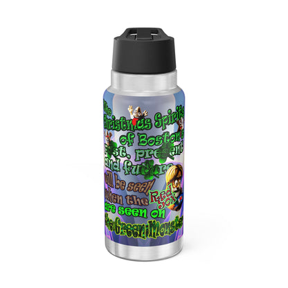 christmas spirits of boston - Gator Tumbler, 32oz  (grey-pink wave)