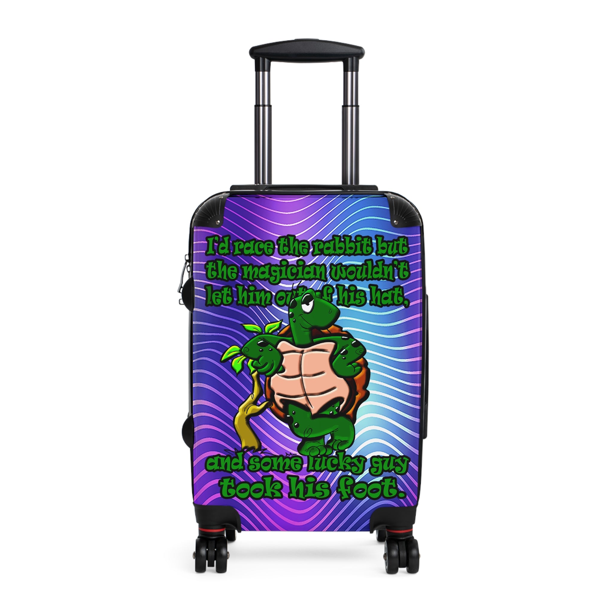 turtle race - Suitcase (purple wave)