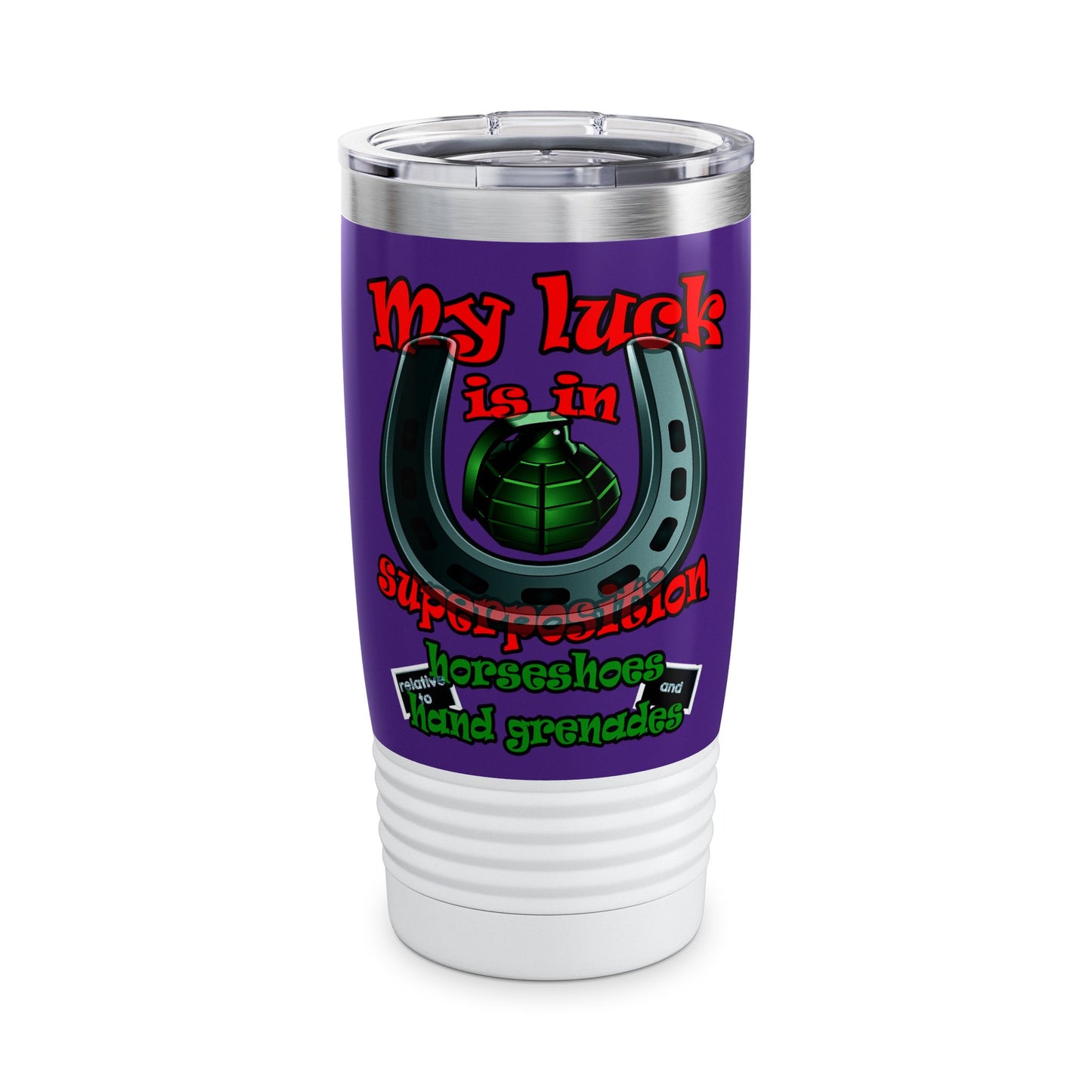 my luck - Ringneck Tumbler, 20oz (purple)