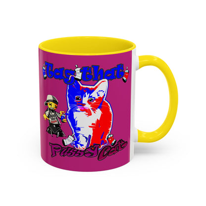 tag that - Accent Mug (pink)