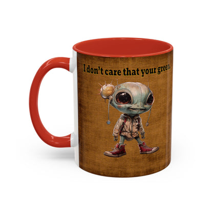 I don't care that your grey - Accent Mug (brown papyrus)