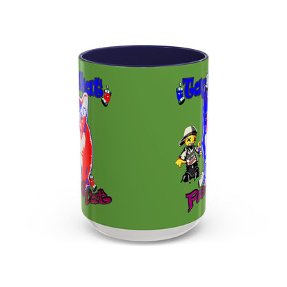 tag that - Accent Mug (green)