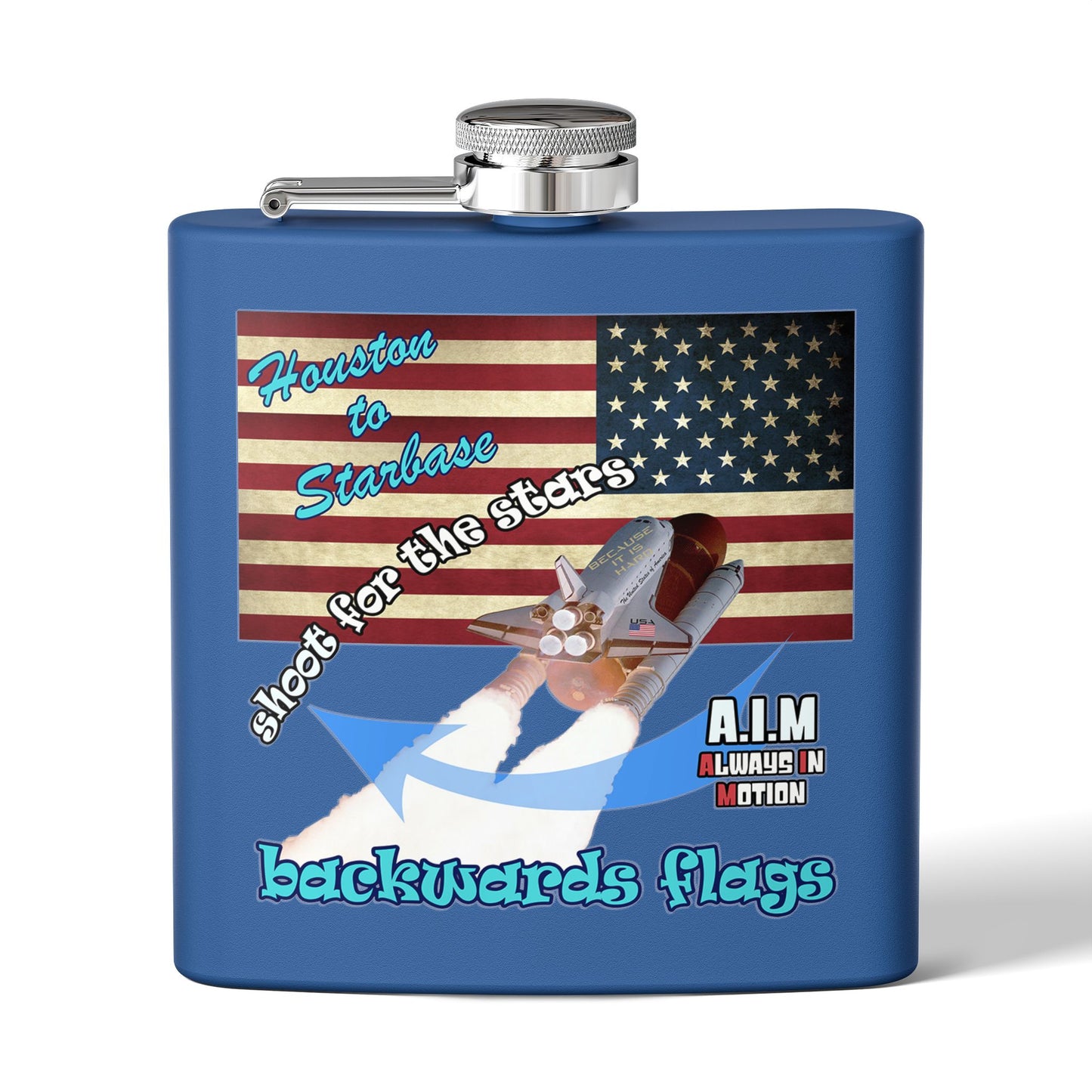 shoot for the stars - Stainless Steel Flask