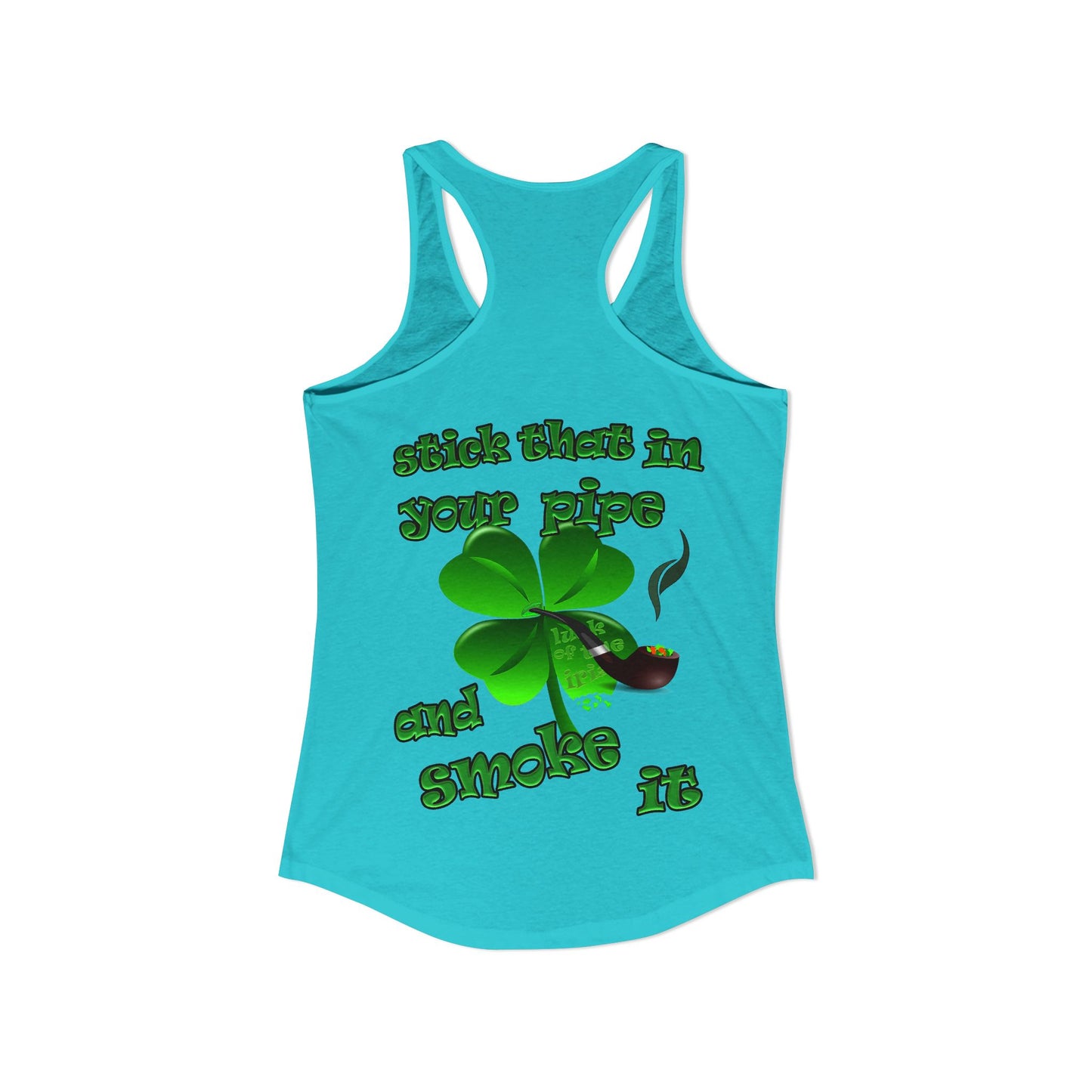 celtics logo - Women's Ideal Racerback Tank