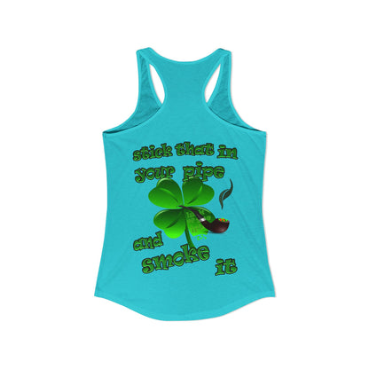 celtics logo - Women's Ideal Racerback Tank