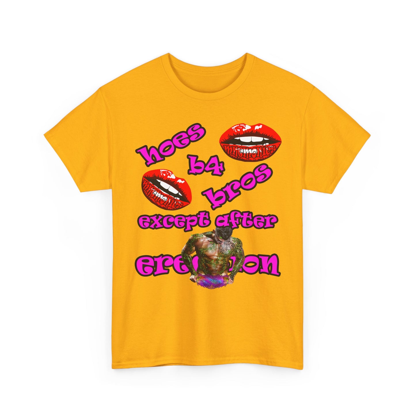 hoes b4 bros - Unisex Heavy Cotton Tee