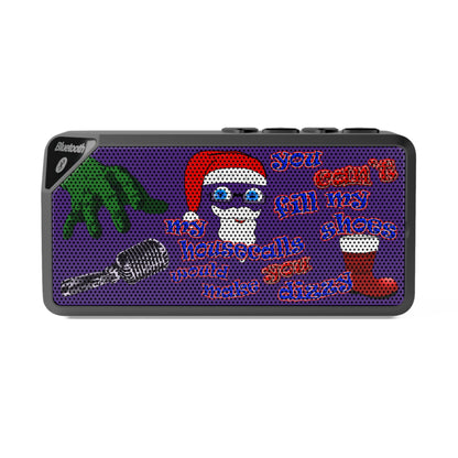 santa's shoes - Jabba Bluetooth Speaker (purple)